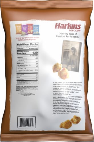 Harkins Creamy Caramel Popcorn Perspective: back
