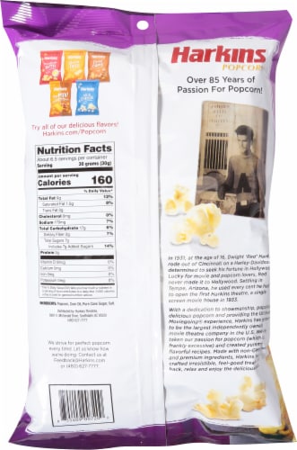 Harkins Kettle Corn Popcorn Perspective: back