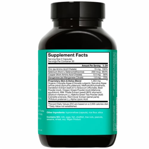 Hum® Nutrition Daily Cleanse® Dietary Supplement Perspective: back