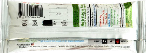 Ebar Chocolate Almond Nutrition Bars Perspective: back