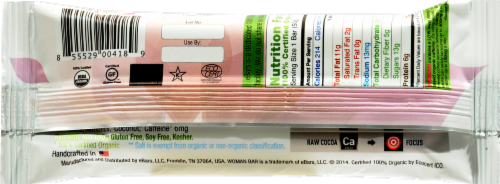 Ebar Dark Chocolate Berry Nutrition Bars Perspective: back