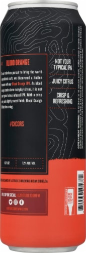 Latitude 33 Blood Orange IPA Perspective: back