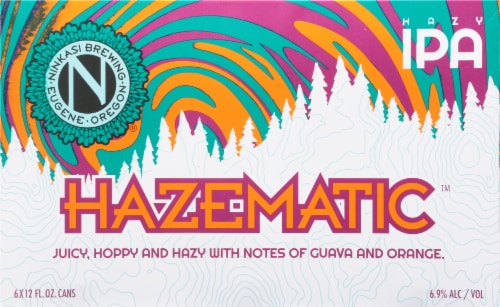 Ninkasi Brewing Company® Hazematic IPA Beer Perspective: back