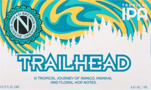 Ninkasi Brewing Company® Trailhead Tropical IPA Perspective: back