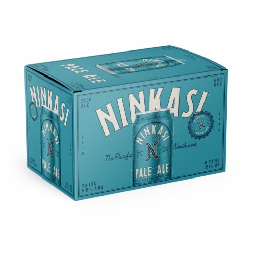 Ninkasi® Brewing Company Pale Ale Craft Beer Perspective: back