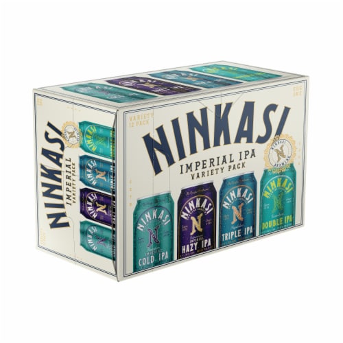 Ninkasi Brewing Company Imperial IPA Craft Beer Variety Pack Perspective: back