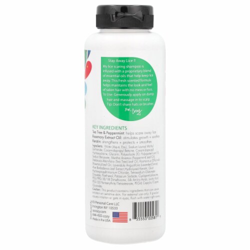 SoCozy Kids Boo! Lice Scaring Shampoo Perspective: back
