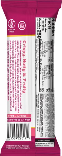 Perfect Bar® Layers Crispy Peanut Butter & Berry Single Bar Perspective: back