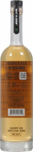 Tequila 512 Triple Distilled Reposado Perspective: back