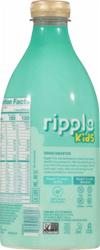 Ripple® Kids Unsweetened Original Plant-Based Milk Perspective: back