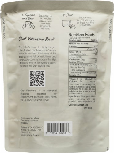 GreenFit Fusilli Olive Oil Salt Pasta Ready to Eat Perspective: back