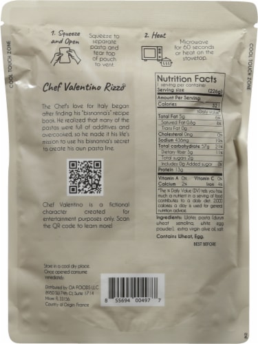 GreenFit Elbow Olive Oil Salt Pasta Ready to Eat Perspective: back