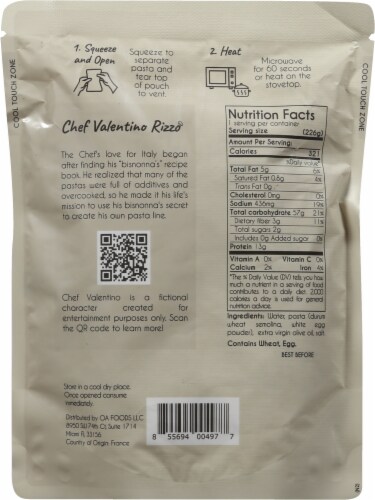 GreenFit Elbow Olive Oil Salt Pasta Ready to Eat Perspective: back