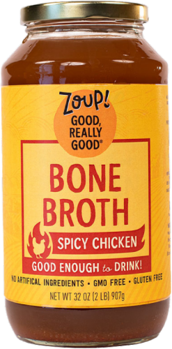 Zoup! Good Really Good® Spicy Chicken Bone Broth Perspective: back