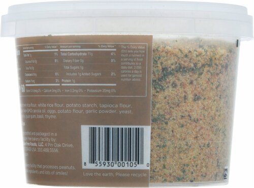 Aleia's Gluten Free Italian Bread Crumbs Perspective: back