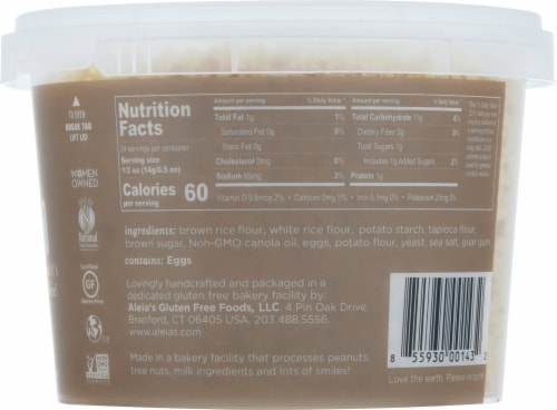 Aleia's® Gluten Free Original Real Panko Bread Crumbs Perspective: back