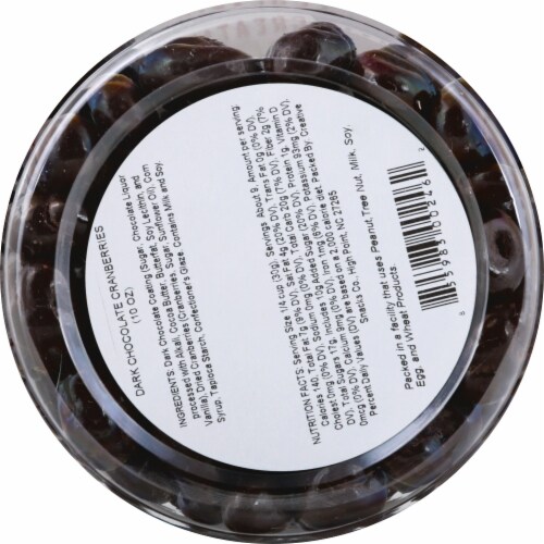 Creative Snacks Co. Dark Chocolate Cranberries Perspective: back