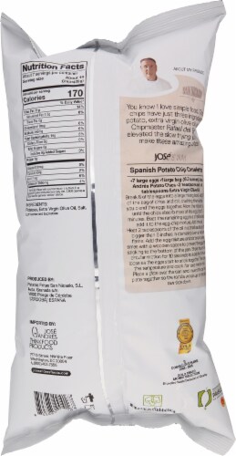 Jose Andres Extra Virgin Olive Oil Potato Chips Perspective: back