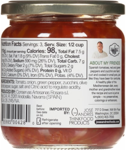 Jose Andres Pisto Sauce Perspective: back