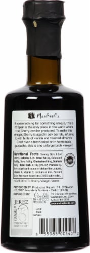Jose Andres Reserva Sherry Vinegar Perspective: back