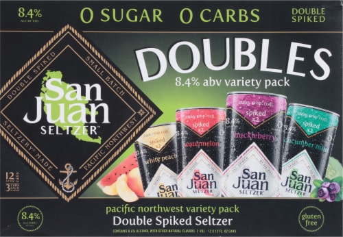San Juan Seltzer Double Spiked Variety Pack Perspective: back