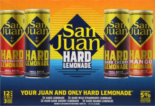 San Juan™ Hard Lemonade Variety Pack Perspective: back