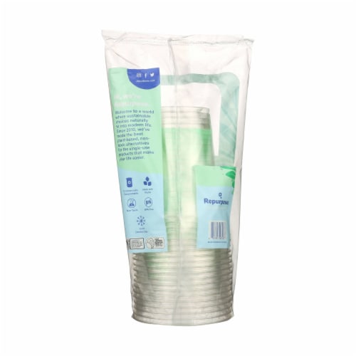 Repurpose® Clear Cold Cups Perspective: back