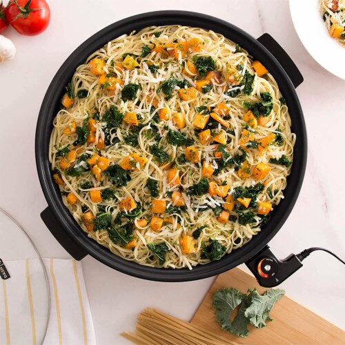 Dash DRG214RD Family Size Skillet - Red Perspective: back
