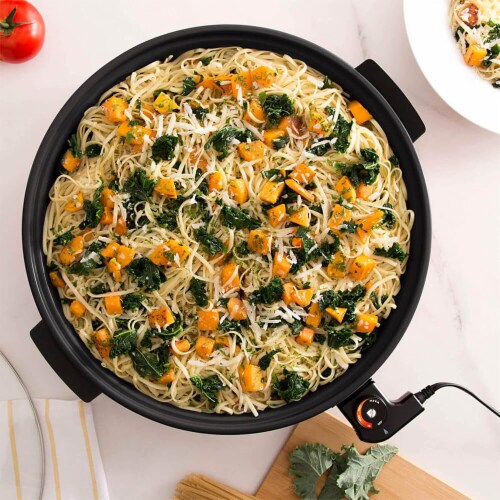 Dash DRG214AQ Family Size Skillet - Aqua Perspective: back