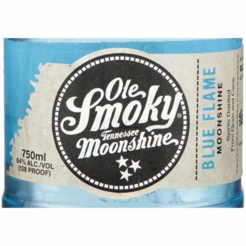 Ole Smoky Blue Flame Moonshine Spirit Perspective: back