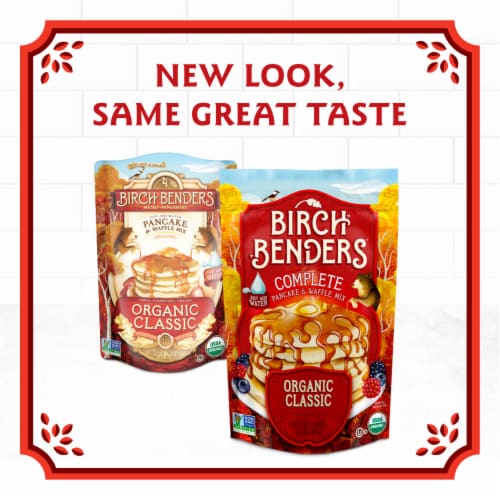 Birch Benders Organic Classic Pancake & Waffle Mix, 16oz Perspective: back