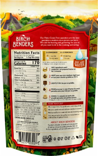 Birch Benders® Paleo Pancake & Waffle Mix Perspective: back