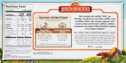 Birch Benders Paleo Toaster Waffles Perspective: back