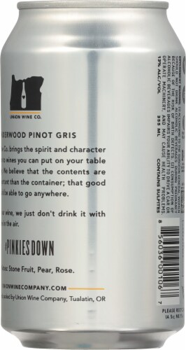 Underwood Pinot Gris Perspective: back