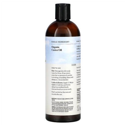 Sky Organics™ Organic Castor Oil Perspective: back