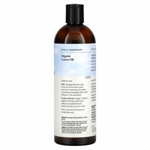 Sky Organics™ Organic Castor Oil Perspective: back
