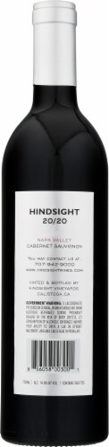 Hindsight Vineyards 20/20 Cabernet Sauvignon Red Wine Perspective: back