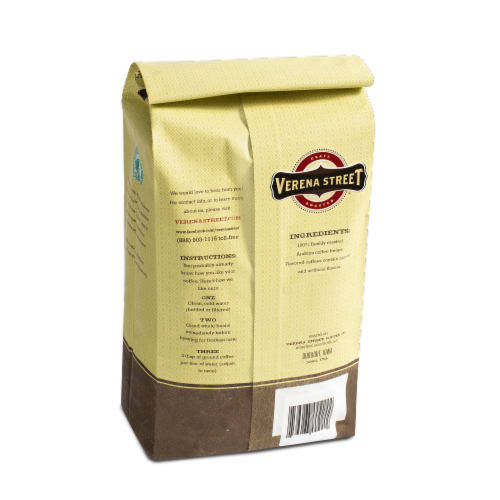 Verena Street® Julien's Breakfast Blend® Medium Roast Ground Coffee Perspective: back