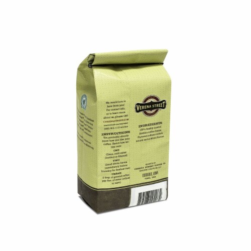 Verena Street Cow Tipper Flavored Ground Coffee Medium Roast 12 Ounces Perspective: back