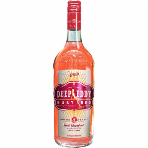 Deep Eddy Ruby Red Grapefruit Vodka Perspective: back