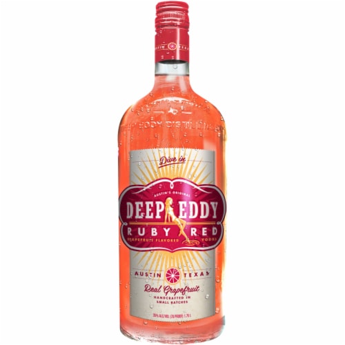 Deep Eddy Ruby Red Grapefruit Vodka Perspective: back