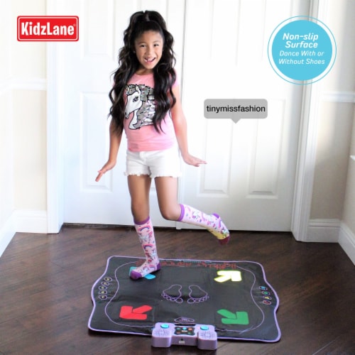 Kidzlane Dance Mat, Light Up Wireless Bluetooth/AUX & Music, 4 Modes