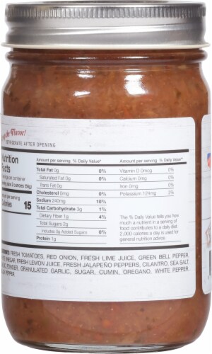 Seaside® Grown Mild Garden Style Salsa Perspective: back