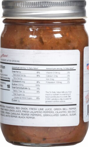 Seaside Grown Spicy Salsa Perspective: back