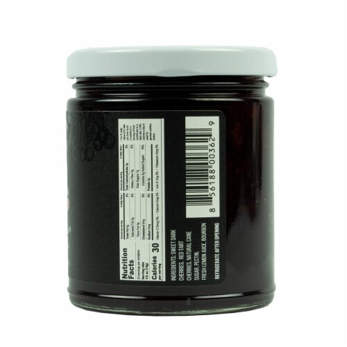 Southern City Flavors Cherry Bourbon Jam Sweet All Natural Small Batch 10 oz Perspective: back