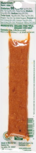 Solely® Fruit Fruit Jerky Pineapple Coconut Perspective: back
