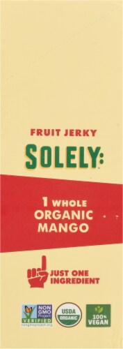Solely® Mango Fruit Jerky Pack Perspective: back