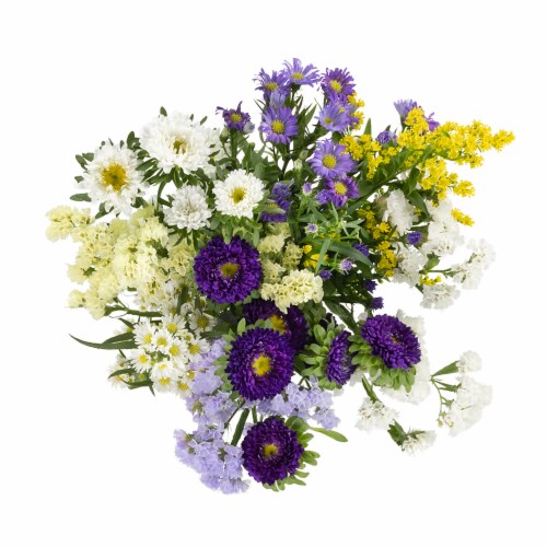 P&F Mixed Seasonal Floral Bunch Perspective: back