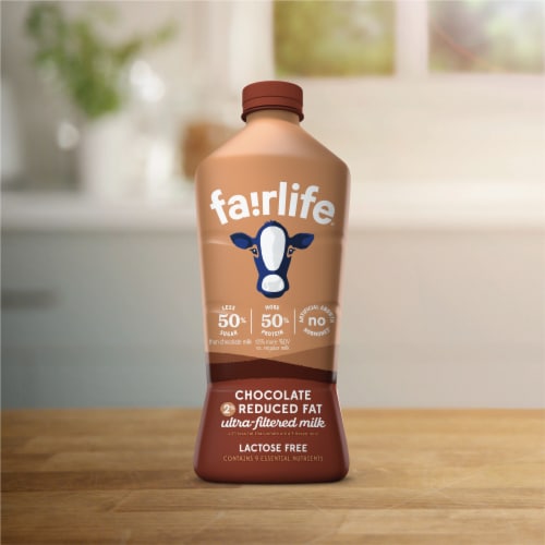 Fairlife 2% Chocolate Lactose Free & High-Protein Ultra-Filtered Milk Perspective: back