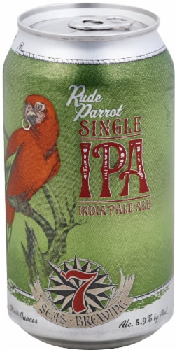 7 Seas Brewing Rude Parrot Single IPA Perspective: back